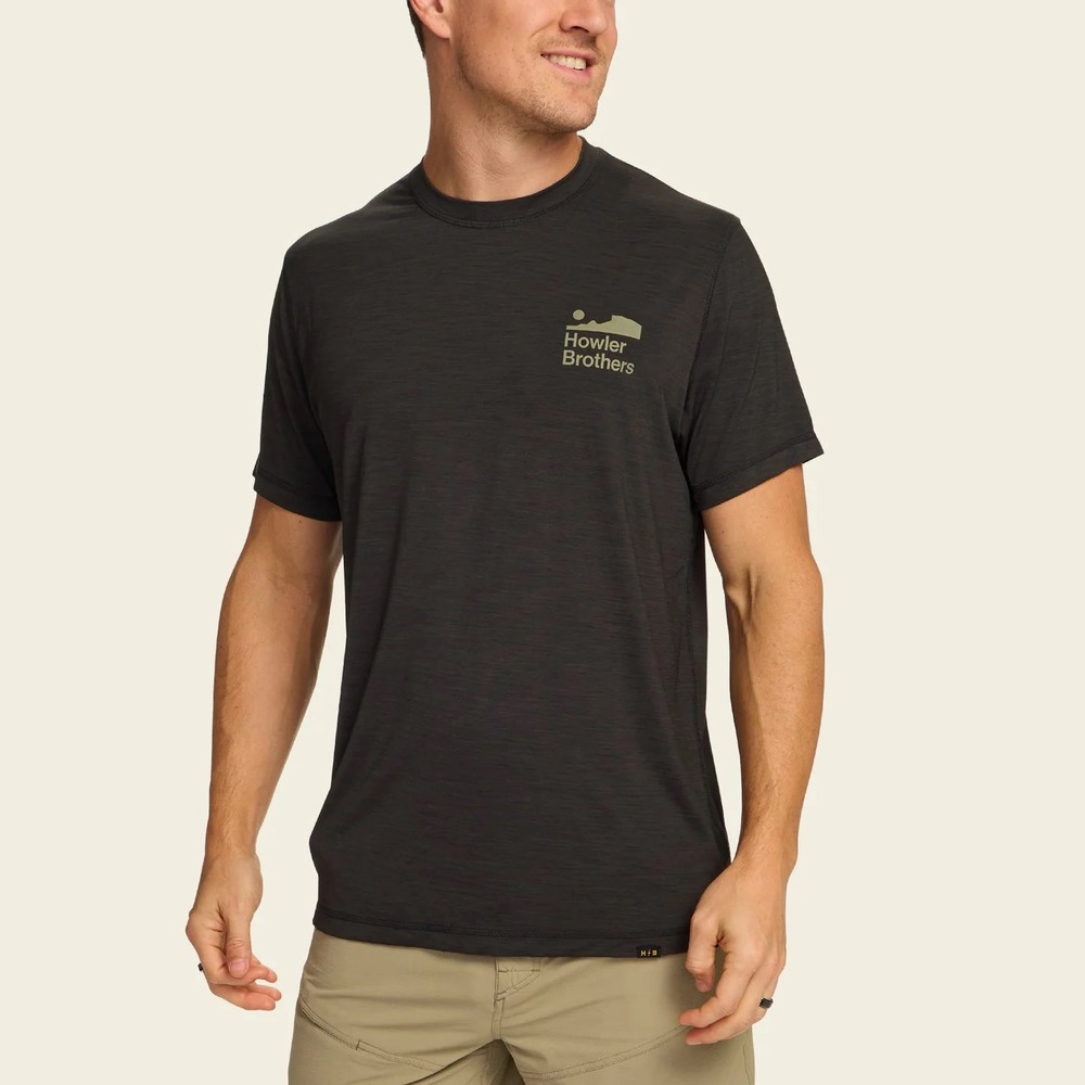 Howler Brothers Men's HB Tech T-Shirt Black Small NWT